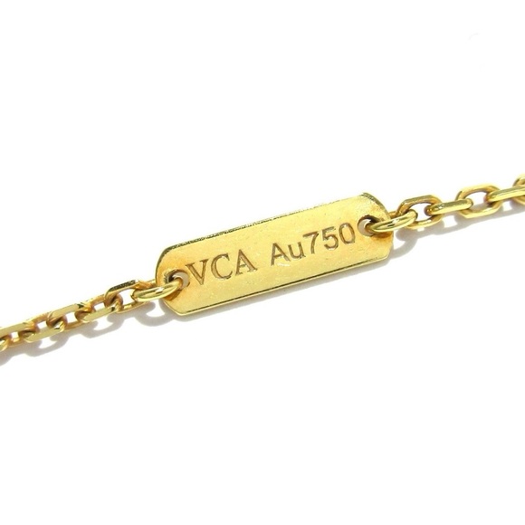 Van Cleef and Arels Vintage Alhambra Gold Clover Necklace - Picture 5 of 7